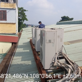 Công trình tháo lắp đặt bảo trì máy lạnh gia lai