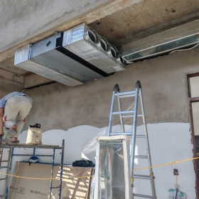Lắp Đặt Máy Lạnh Âm Trần Nối Ống Gió