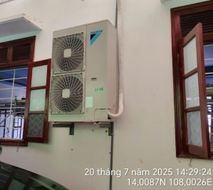 Lắp máy lạnh âm trần nói ống gió Duy Khang - Pleiku Gia Lai 