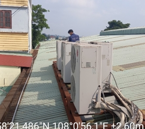 Công trình tháo lắp đặt bảo trì máy lạnh gia lai
