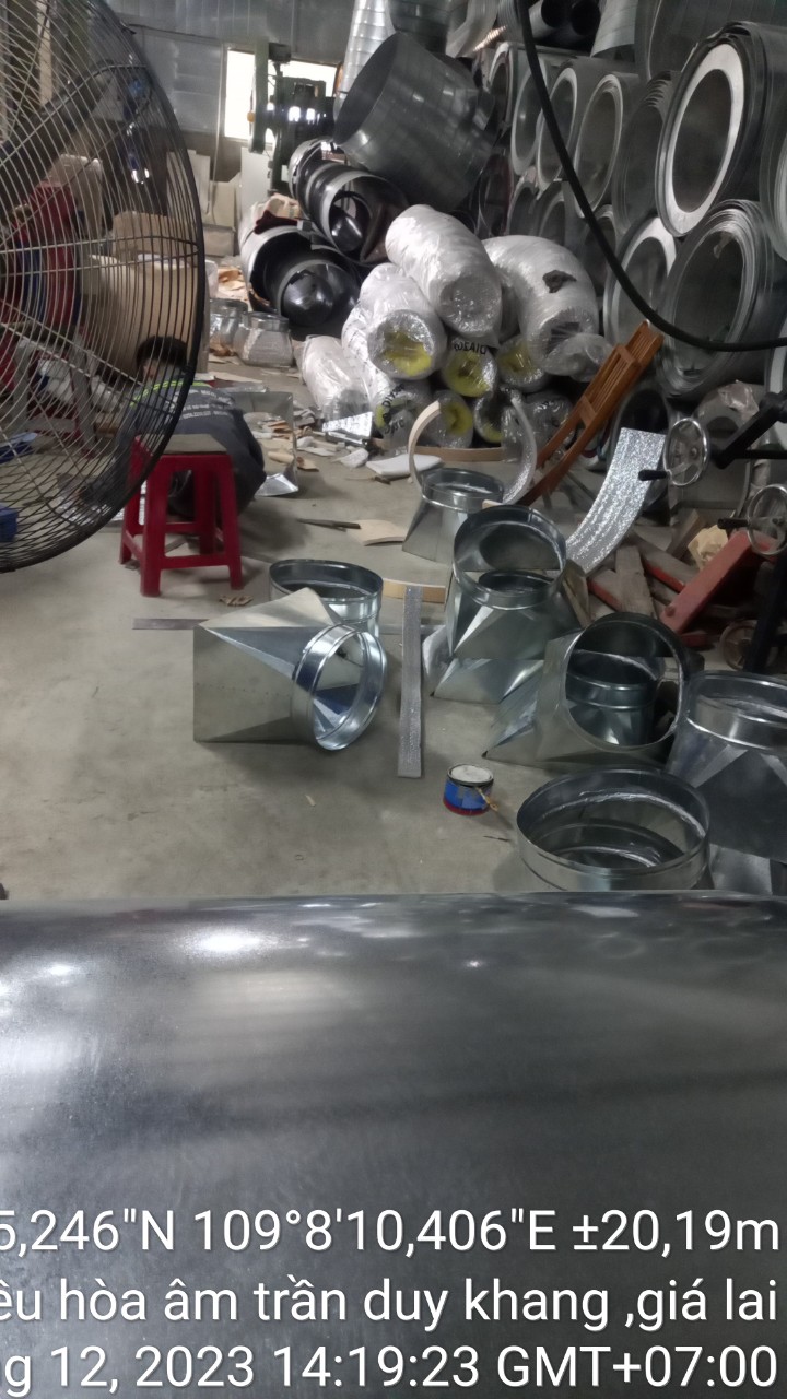 Lắp đặt máy lạnh VRV âm trần - điện lạnh DUY KHANG gia lai